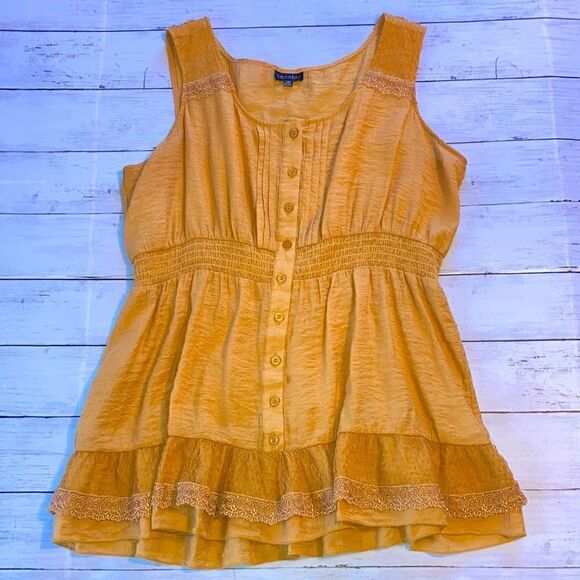 Zenobia Women’s Peplum Super Lightweight Tank Top Shirt Size XXL - Picture 1 of 5